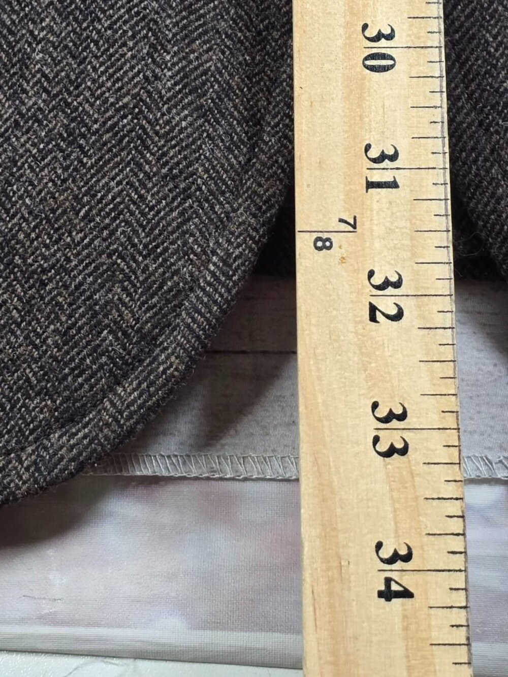 Pendleton Mens Wool Brown Herringbone Western Blazer Size 48 - Picture 8 of 9